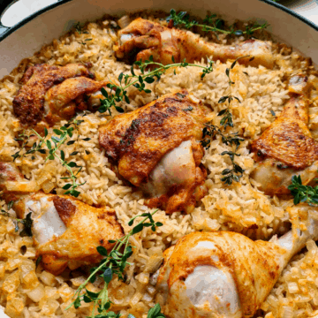 oven baked chicken and rice