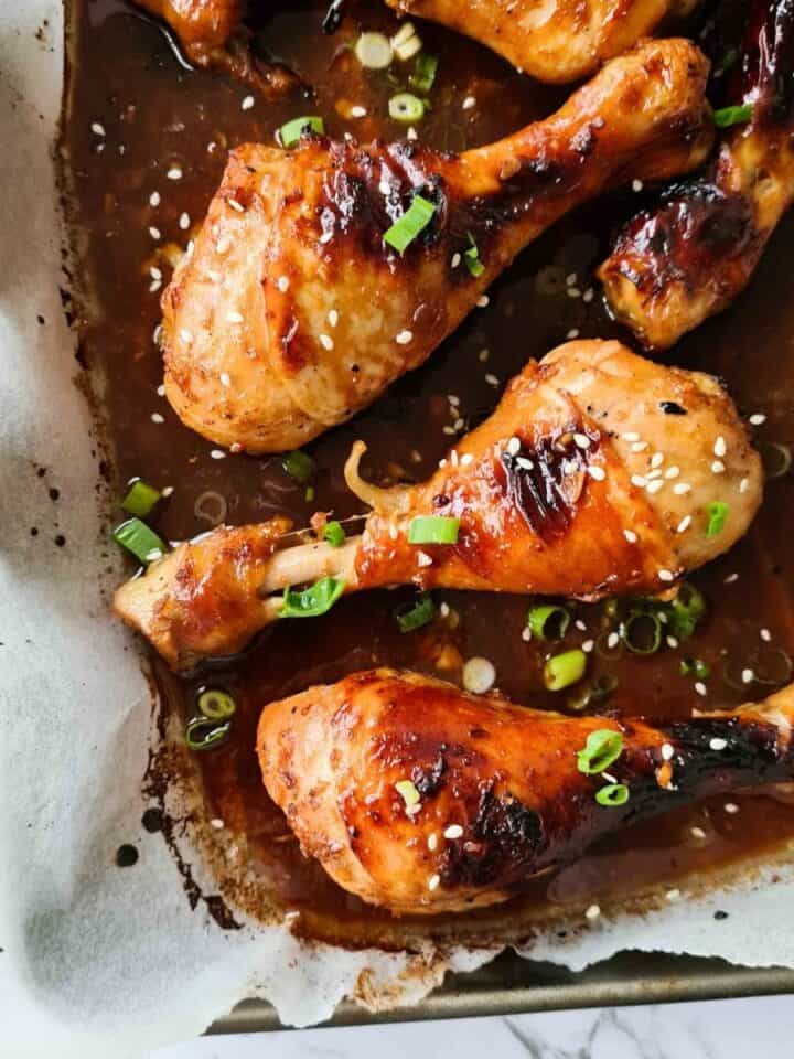 Baked BBQ Chicken Thighs - Casually Peckish