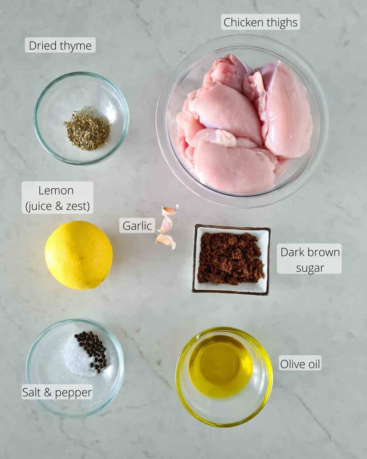 All the ingredients required for this recipe
